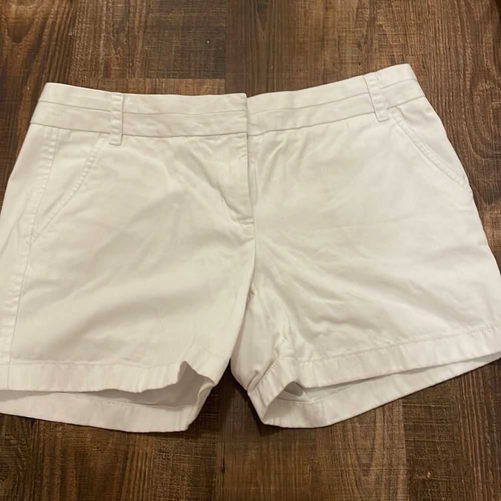 White J.Crew Chino shorts